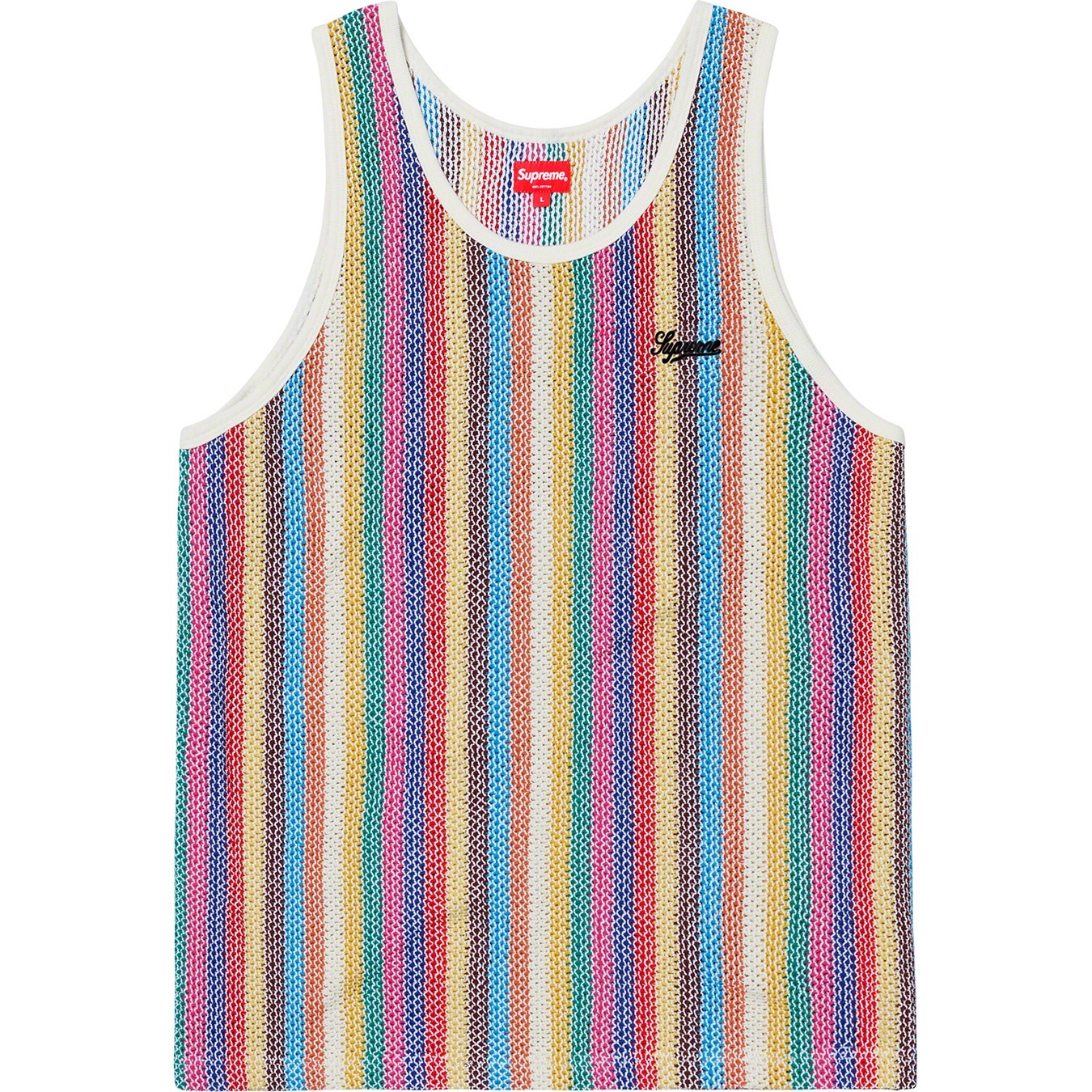 Knit Stripe Tank Top view 3
